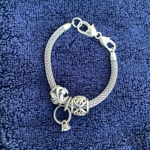 Brighton charm bracelet with charms